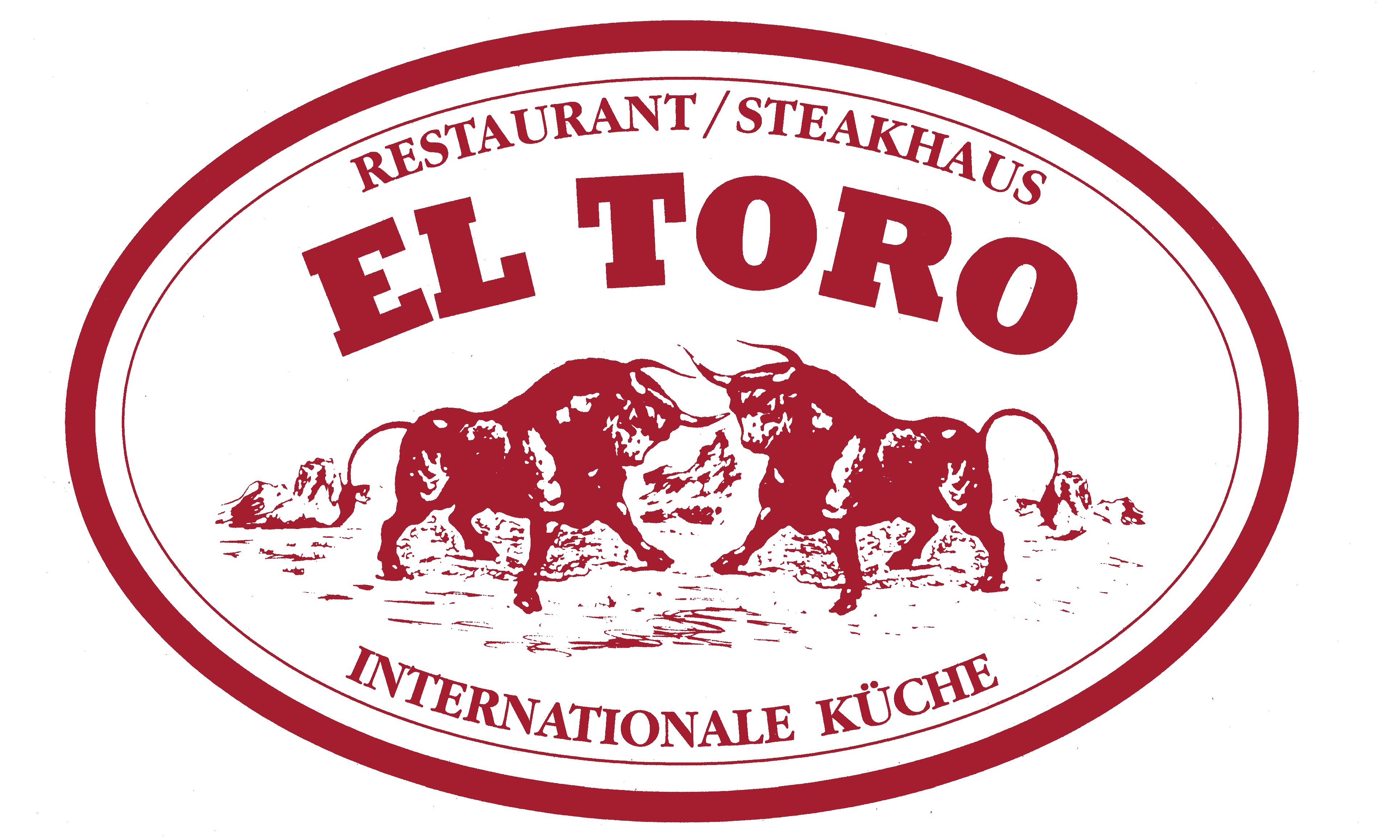 Logo Restaurant/Steakhaus El Toro mit 2 Stieren