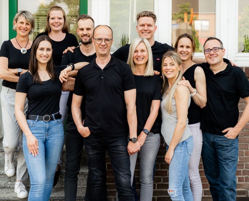 Team der Firma Provinzial Burke mit 9 Personen