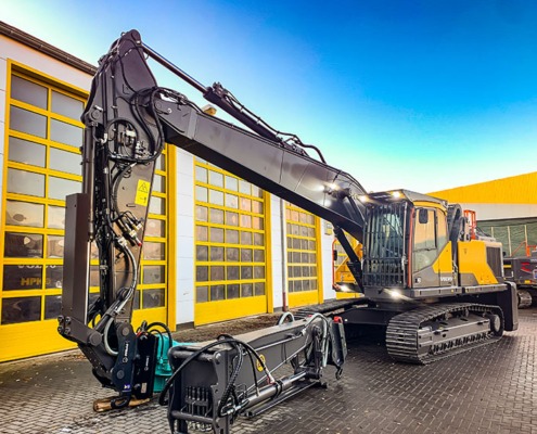 Außenansicht der Firma Mario Janßen Baumaschinen- u. Fahrzeugservice